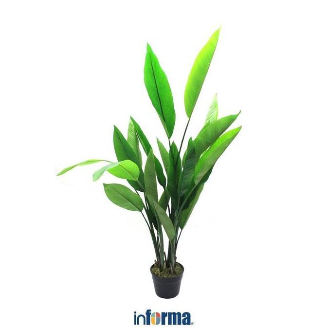 Terlaris Informa Tanaman Artifisial Heliconia Dalam Pot 110 Cm Pajangan Rumah Dekorasi Ruangan Hiasa
