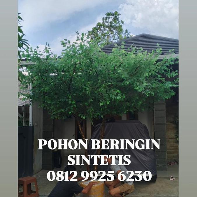 Terlaris Pohon Dekorasi Plastik Tinggi 3 Meter - Pohon Beringin Artificial Tinggi 3 Meter