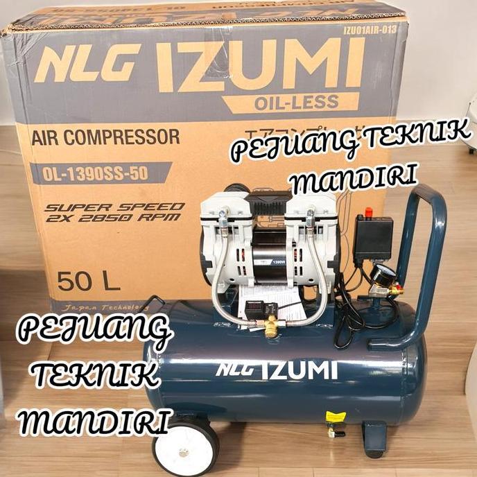 Murah Kompresor Angin Oilless Izumi Ol1390Ss-50 / Compressor Izumi Ol 1390