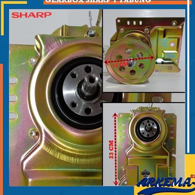 GEAR BOX MESIN CUCI SHARP 1 TABUNG OTOMATIS | GIRBOK SHARP 1 TABUNG |
