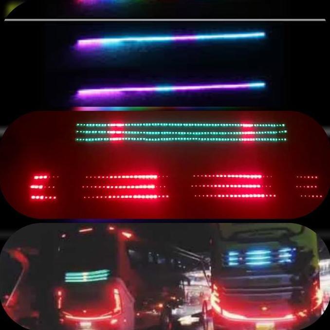 LAMPU BAGASI ZAMAN NOW 24 VOLT UNTUK 3 BARIS LAMPU 1 MODUL LED RGB
