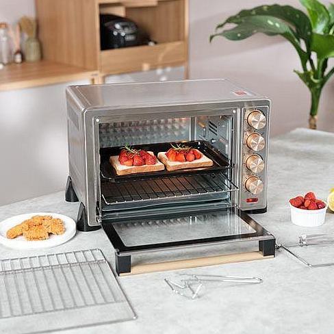 Alisman_Grosir - Oven Listrik Idealife Mo-351 Low Watt Kapasitas 35 Liter