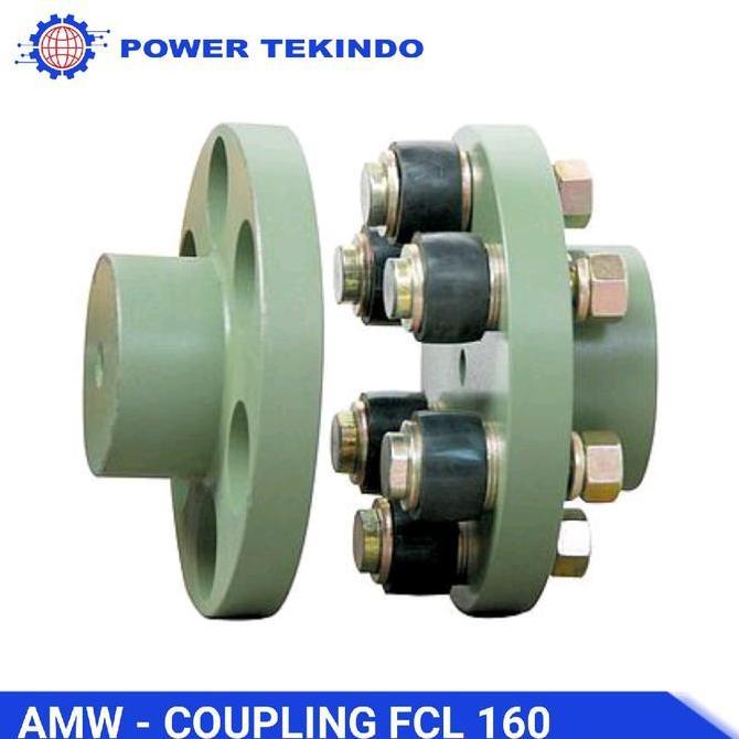 Coupling FCL 160 - AMW Flexible Coupling Dinamo Kopel Gearbox Mesin Dll