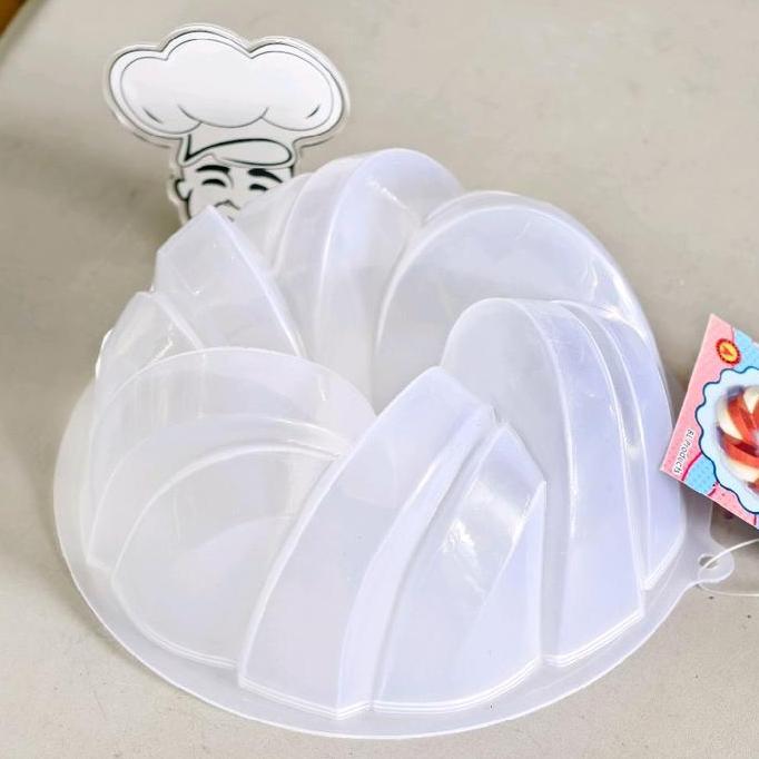 CETAKAN WEAVIA / CETAKAN PUDING 16CM PLASTIK / CETAKAN AGAR AGAR 16CM (DIAMETER 16 X 7)