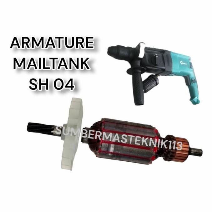 Miliki Armature Mailtank Sh 04 Angker Mesin Rotary Hammer Mailtank Sh04