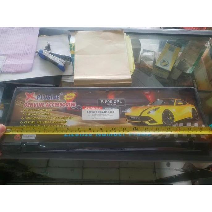 Cover Dudukan Plat Nomor Depan Dan Belakang Mobil Honda Brio Mobilio Jazz Rs Freed City Civic Accord
