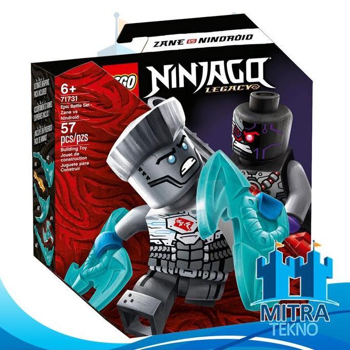 LEGO NINJAGO 71731 - Epic Battle Set - Zane vs Nindroid (TERBAIK) (TERBARU) (TERMURAH)
