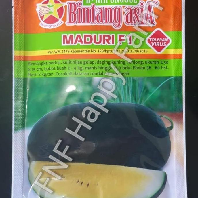 HARGA DISC - Bibit Semangka Kuning Maduri | 20gram