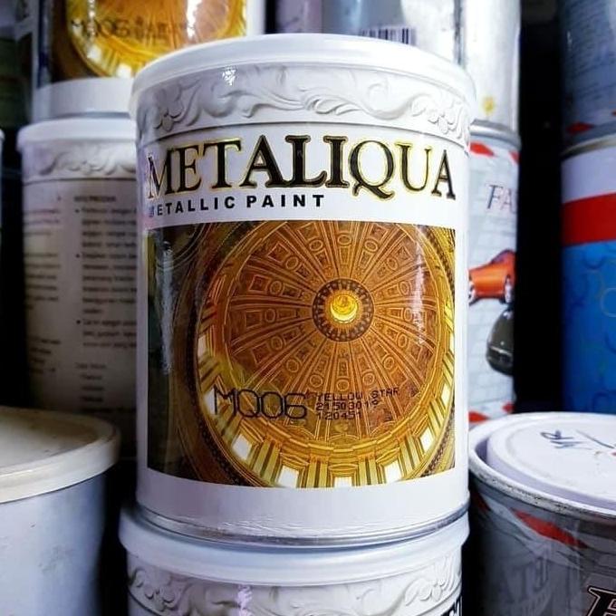 TERMURAH - cat air emas Metaliqua 750 cc MQ06 / gold metalik metallic Indana paint
