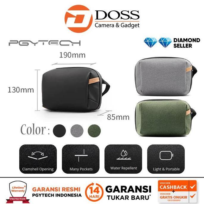 PGYTECH Mini Tech Pouch Waterproof Organizer Bag Tech Organizer