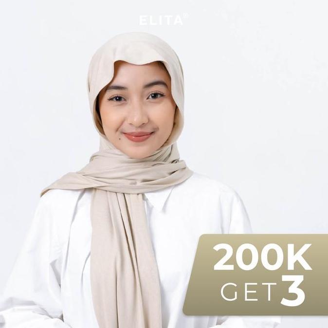 Elita KIRANA PASHMINA 2.0 Rayon Spandex Pashmina Rayon Pashmina Rayon Spandex Kerudung Rayon