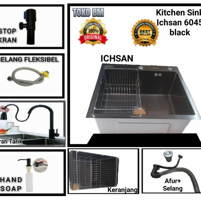 kitchen sink Black 6045 valpra/kitchen sink 6045 hitam/kitchen sink