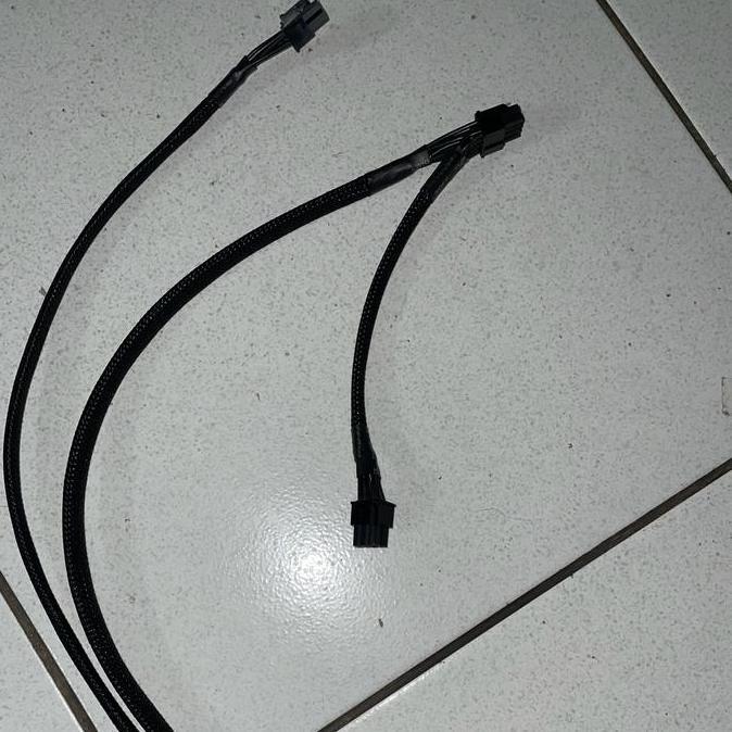 HARGA DISC - Kabel Modular 8 pin pcie to dual 8 pin pcie riser kabel modular 8pin