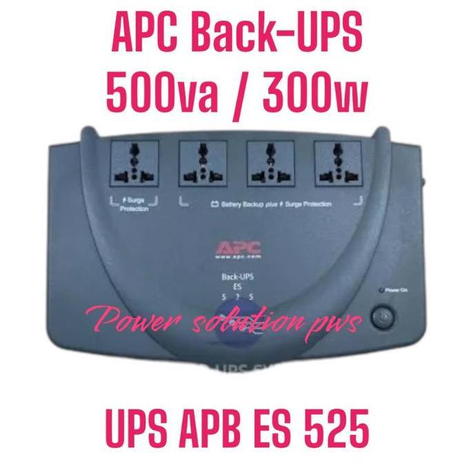Ups Apc BE 525-AS + Baterai Baru ( Ups Apc 500Va/300Watt )