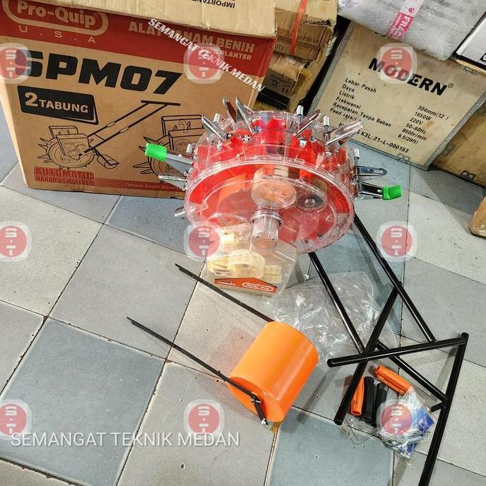 HARGA DISC - SPM07 ALAT TANAM PUPUK BENIH BIBIT KACANG 2 TABUNG PROQUIP SPM 07