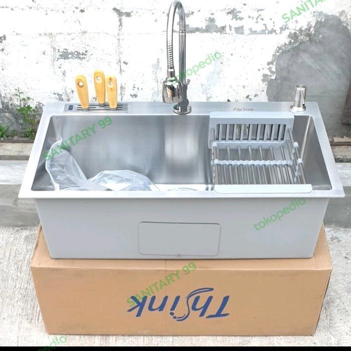 bak cuci piring 7545 steinles/wastafel cuci piring minimalis