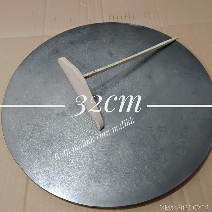 NEW cetakan kue crepes ukuran 32 cm bahan besi baja tebel