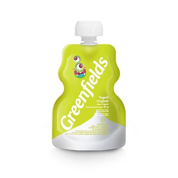 GREENFIELDS KIDS YOGURT POUCH ORIGINAL 80 GR
