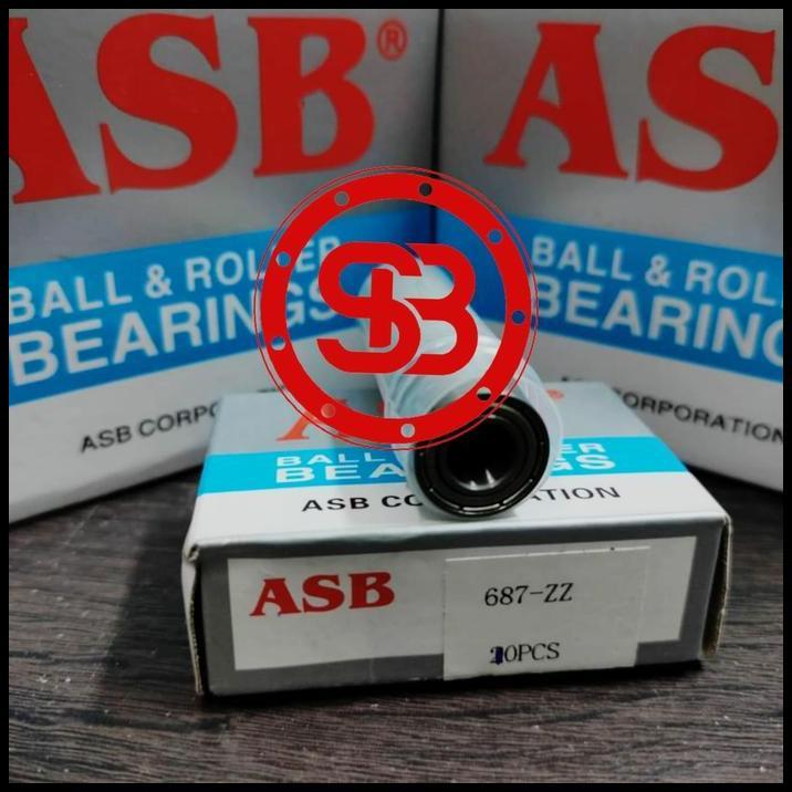 DISKON BEARING 687 ZZ ASB 687ZZ (MINIMAL PEMBELIAN 5PC)
