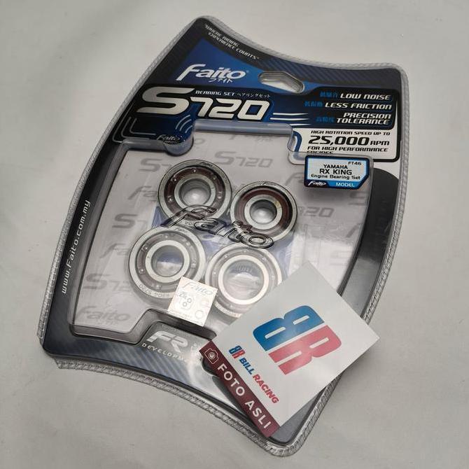 TERBARU - BEARING SET FAITO RX KING S720 LAHAR RACING