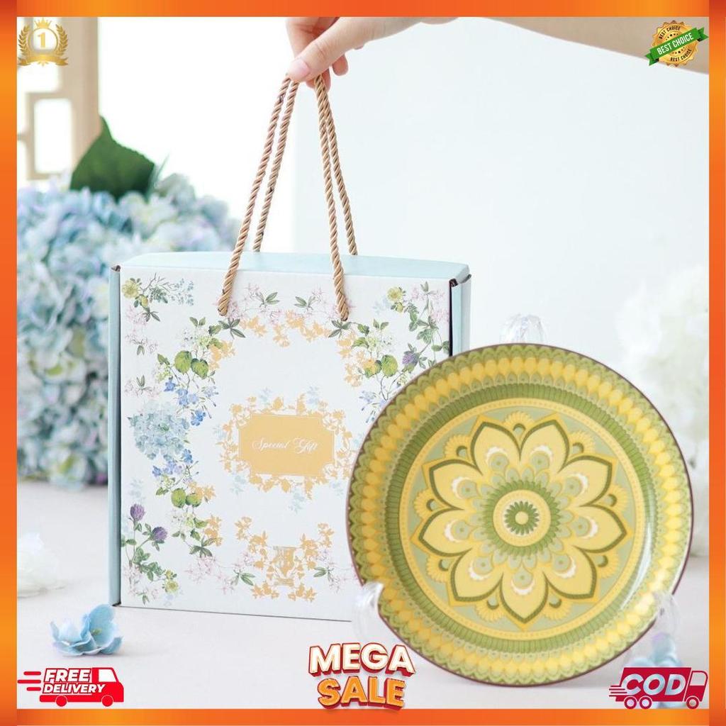 Golden Hampers Piring Set Premium Gift Set Piring Keramik Premium Cod