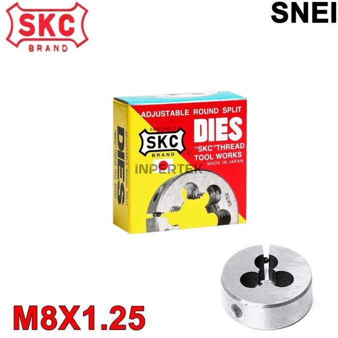 PUMERIA Snei M8 X 1.25 Round Die Snay Drat Ulir Baut M8X1.25 Senai Dies Sney