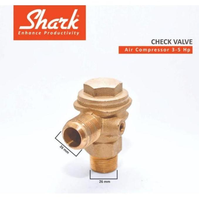 Promo Check Valve Kompresor Shark 3-5Hp Check Valve Kompresor Angin 3 - 5 Hp