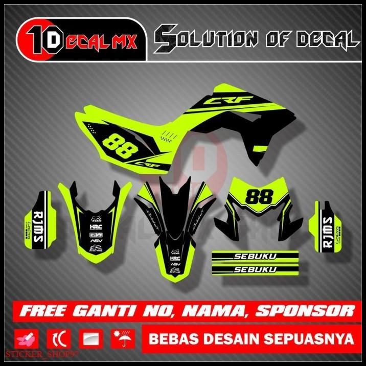TERBARU PREMIUM DECAL CRF 150L HIJAU FULL BODY DECAL STIKER CRF 150 SPORTY