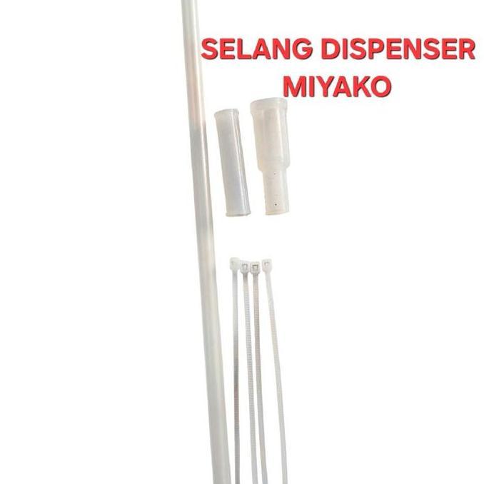 Selang Dispenser Multi 1 set Slang karet dispenser lengkap selang pemanas air miyako HARGA SPESIAL