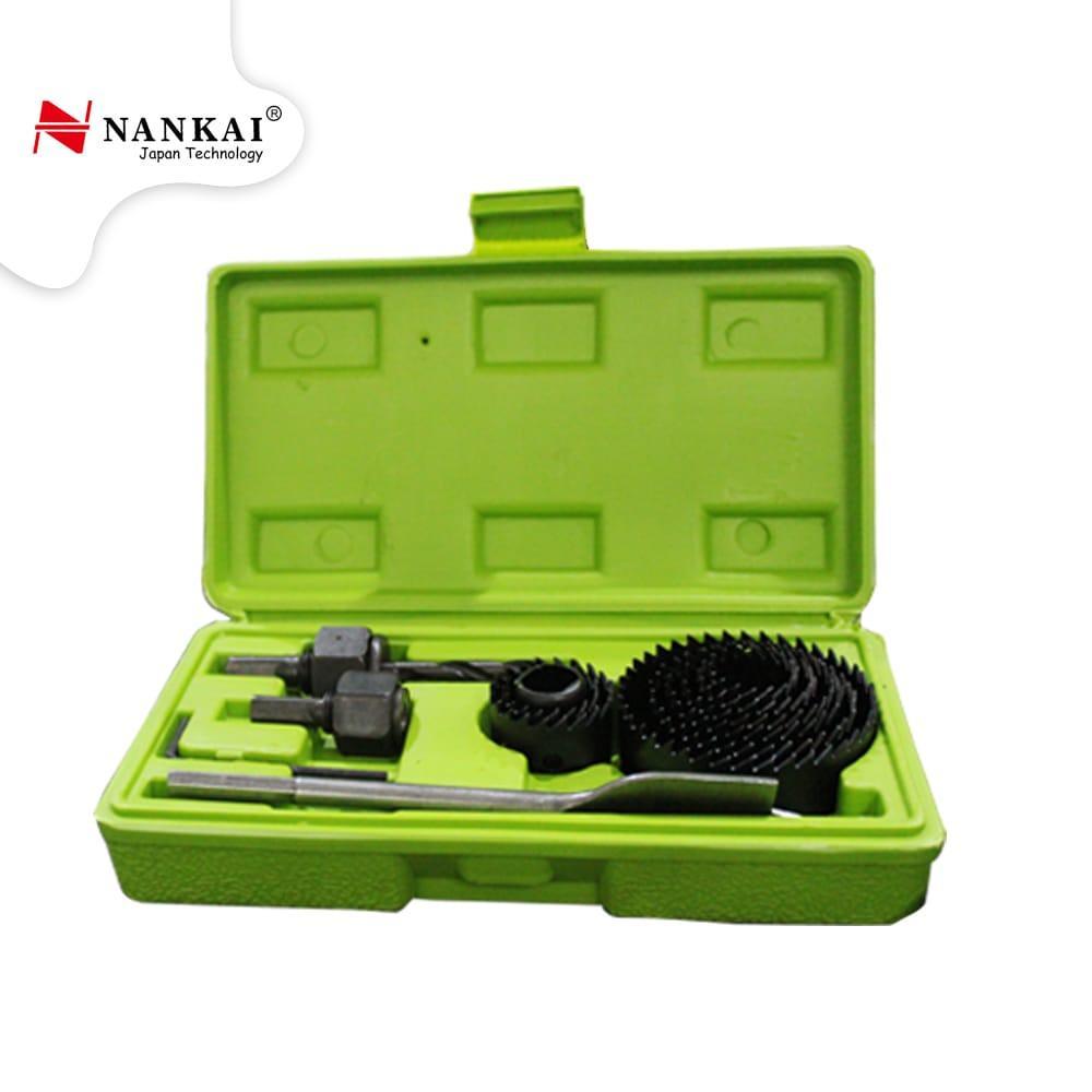 Mata Bor Kayu Set / Holesaw Kit 13 Pc Nankai