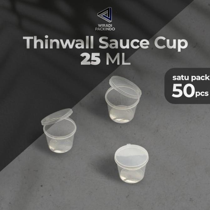 Saus Cup 25ml/ Tempat Saus 25 ml