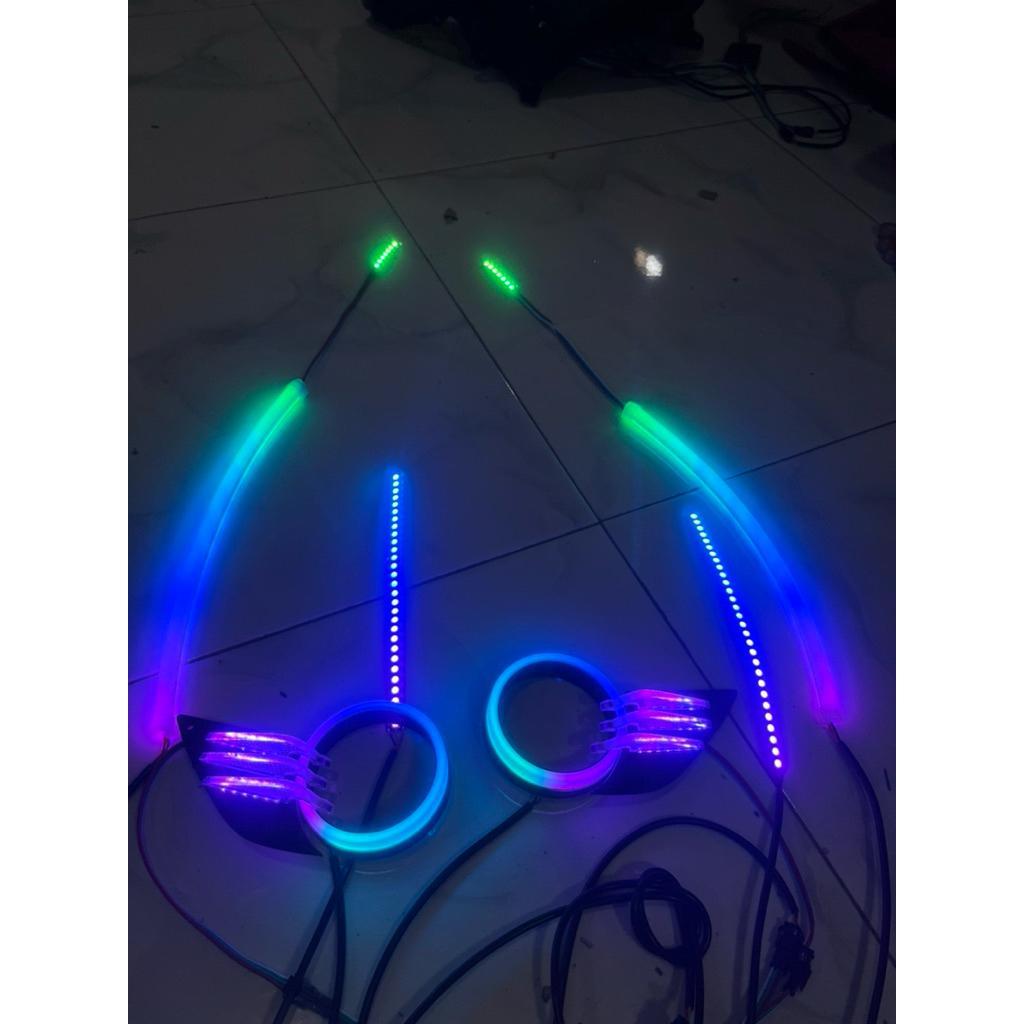 Sepaket Alis Shroud Cakar Dan Devil Biled Untuk Vario 125 Gen 2 Atau Led New
