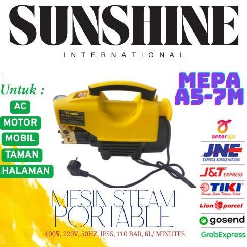 MEPA MESIN STEAM PORTABLE/ MESIN CUCI MOBIL, MOTOR, AC DLL ORIGINAL DAN TERPERCAYA