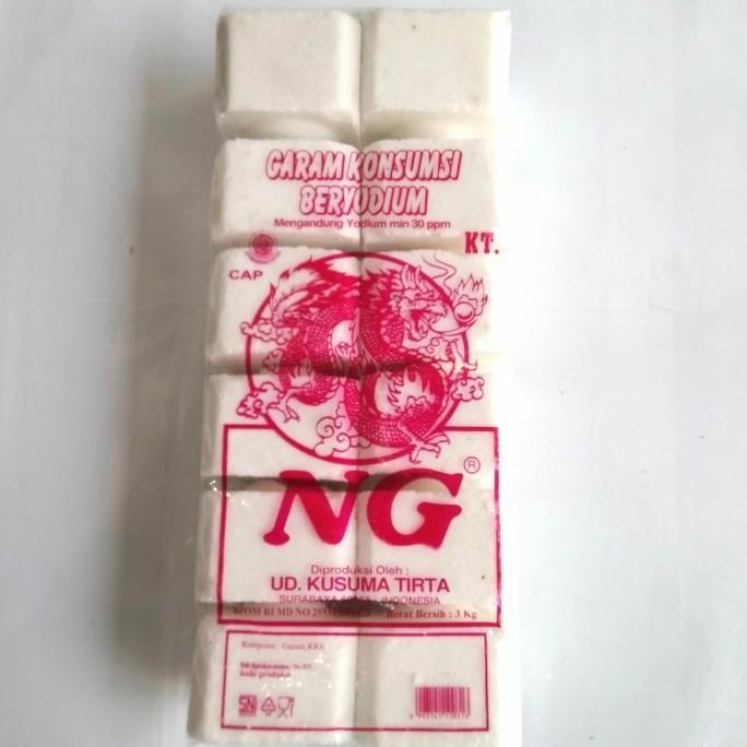 Garam bata cap naga 3000gr/pack (Isi 12 pcs)