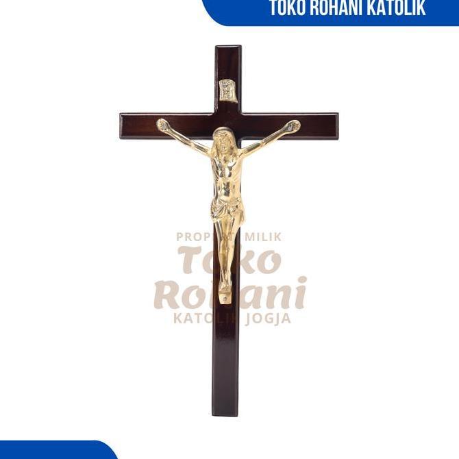 SALIB GANTUNG 40 CM / SALIB DINDING KATOLIK / SALIB BESAR