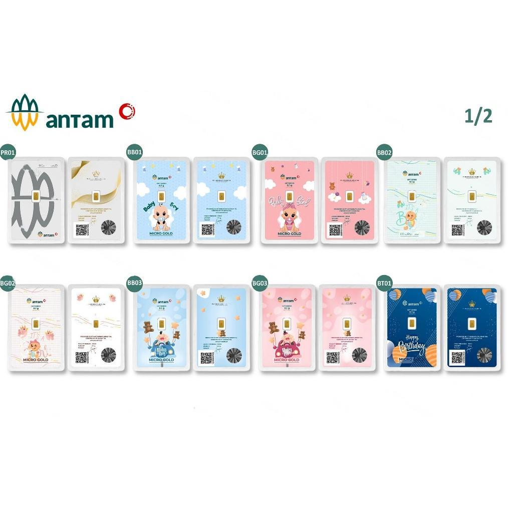 Star Gold Logam Mulia Micro Gold Antam Hartadinata 0,1gr Series