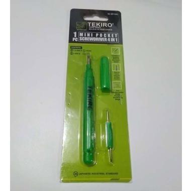 Obeng Mini Set 4 In 1 Tekiro Obeng Tipe Pen Kacamata Jam Tangan Laptop