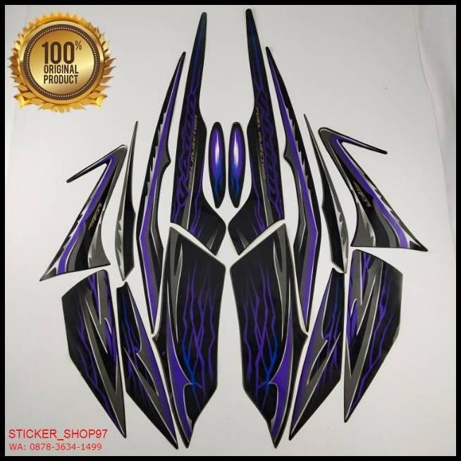 DISKON (ORI) STRIPING YAMAHA VIXION 150 2010 OLD HITAM KUALITAS ORIGINAL 