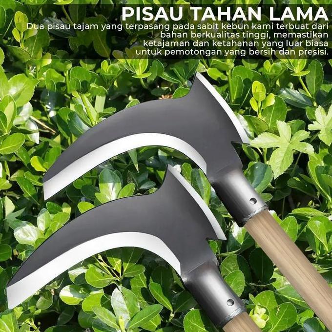 Pemangkas Sabit Ganda Pemangkas Rumput Multifungsi- 6722 (TERBAIK) (TERBARU) (TERMURAH)