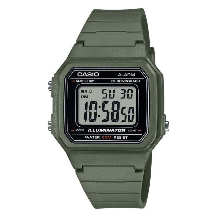 Casio W-217H-3AVDF Jam Tangan Pria Digital W-217H-3A Illuminator W217H