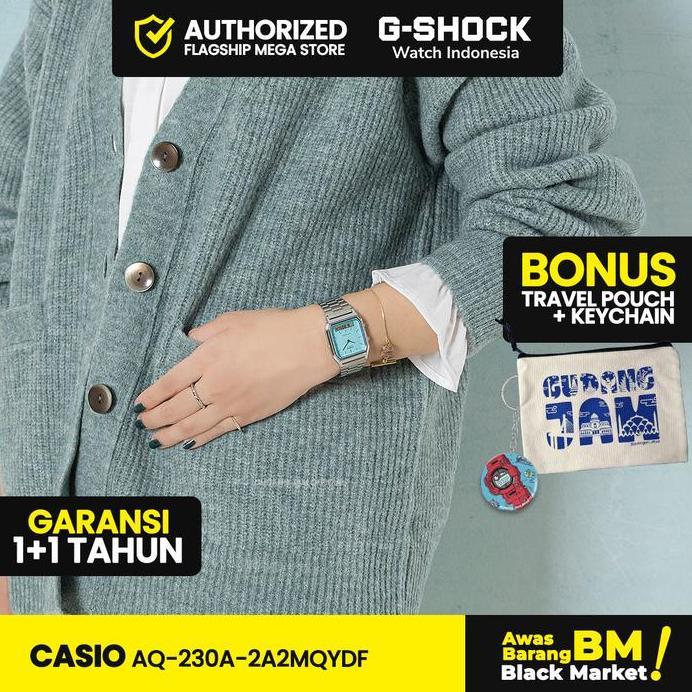 Casio General AQ-230A-2A2MQYDF | Jam Tangan Pria Cowok | Analog | Anti Air | Original | Casio Watche