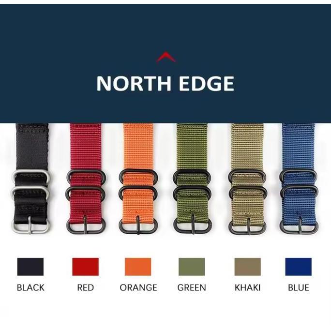 Tali NORTH EDGE Tali Kanvas  24 mm Jam Tangan Sport NORTH EDGE AQUA APACHE ALPS GAVIA LAKER 2