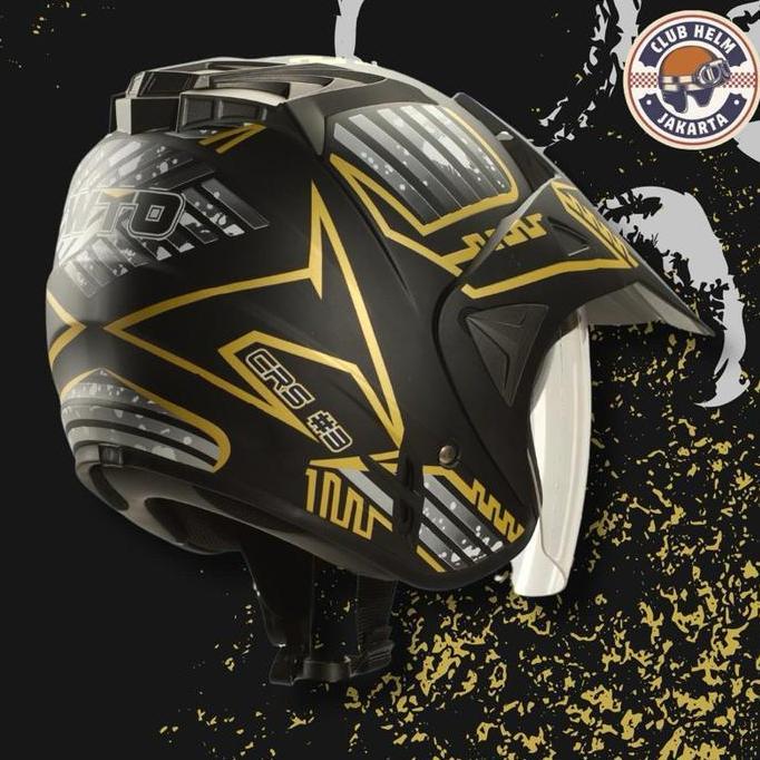 Helm Dewasa SNI WTO Unisex Cowo Cewe - WTO Pro Sight CROSS murah