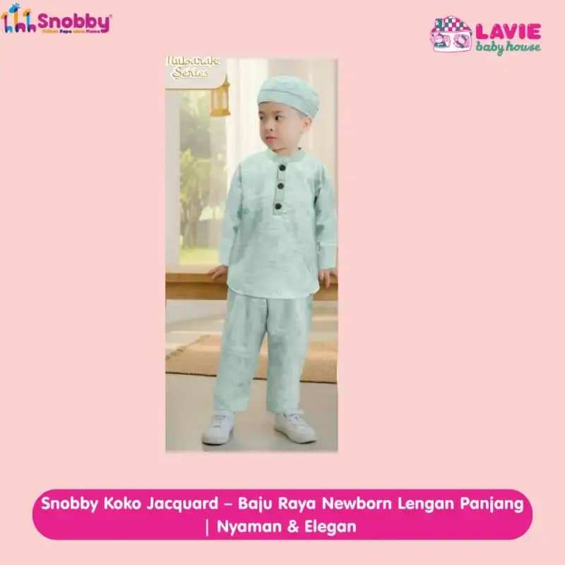 Snobby Koko Jacquard Anak 46 Tahun | Baju Muslim Anak - Lavie Baby House
