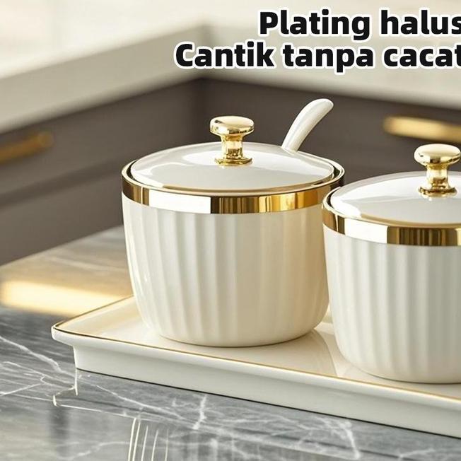 Jar Bumbu Tempat Bumbu Set Estetic 34 In 1 Tutup Transparan Anti Bocor Desain Elegan Hemat Tempat Co