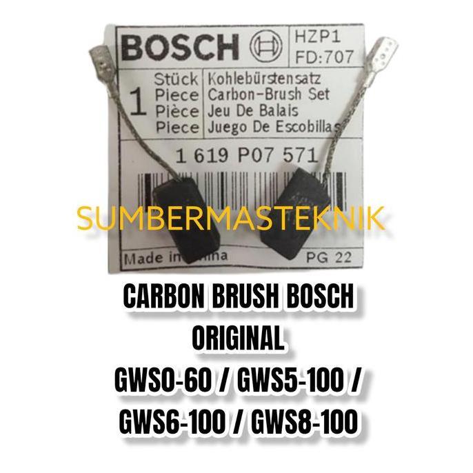 Spesial Carbon Brush Bosch Gws060 Arang Mesin Gerinda Bosch Gws 060 Original
