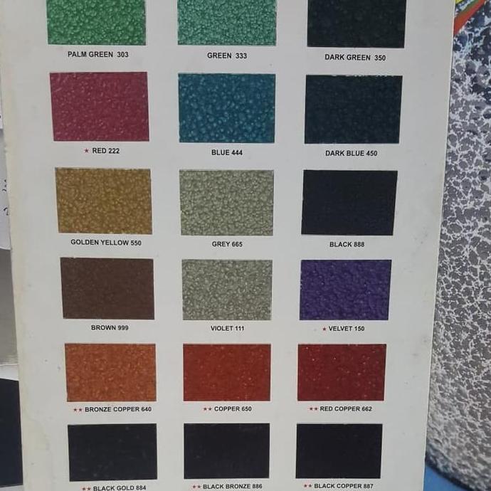 Diskon Cat Seiv Paint Hammertone Warna Standar / 303 Palm Green