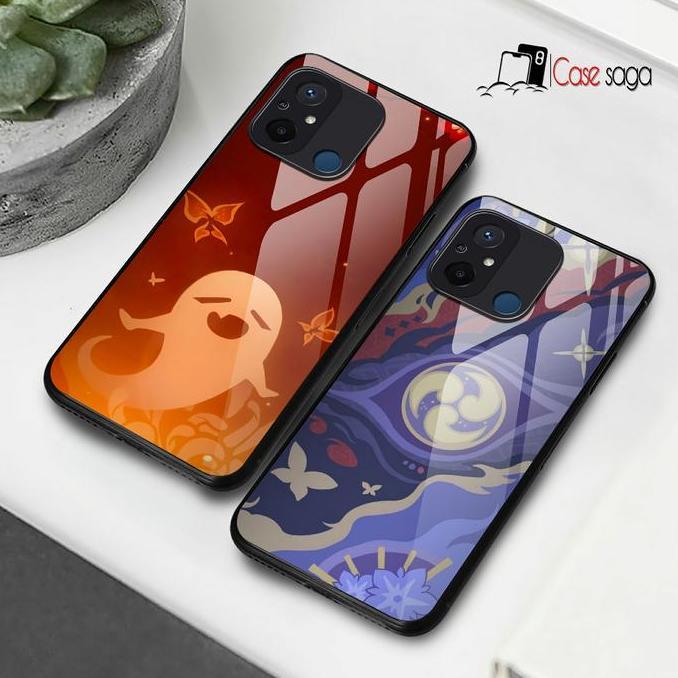 G180 Softcase Kaca Case Kilau Genshin Impact Xiaomi Redmi 12C Redmi