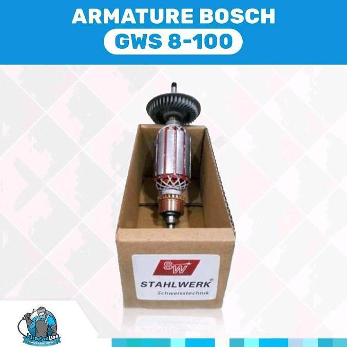 Miliki Armature Angker Bosch Mesin Gerinda 4" Gws 8-100 Gws8-100 Gws8100