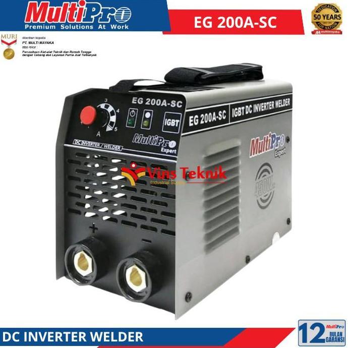 Terjangkau Mesin Las Listik Inverter Multipro Eg 200 A Las Inverter Eg200A